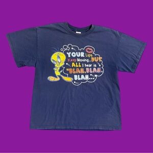 90s Tweety Bird “Your Lips Keep Moving…” Tee